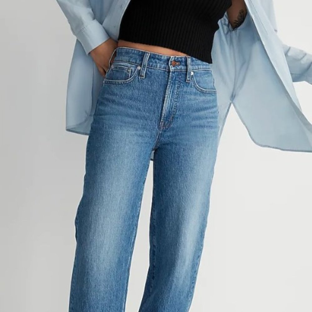 *NWT* The Curvy Perfect Vintage Wide-Leg Crop Jean